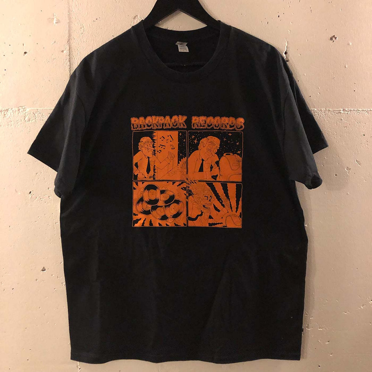 Backpack Records T-shirt - Face Blaster