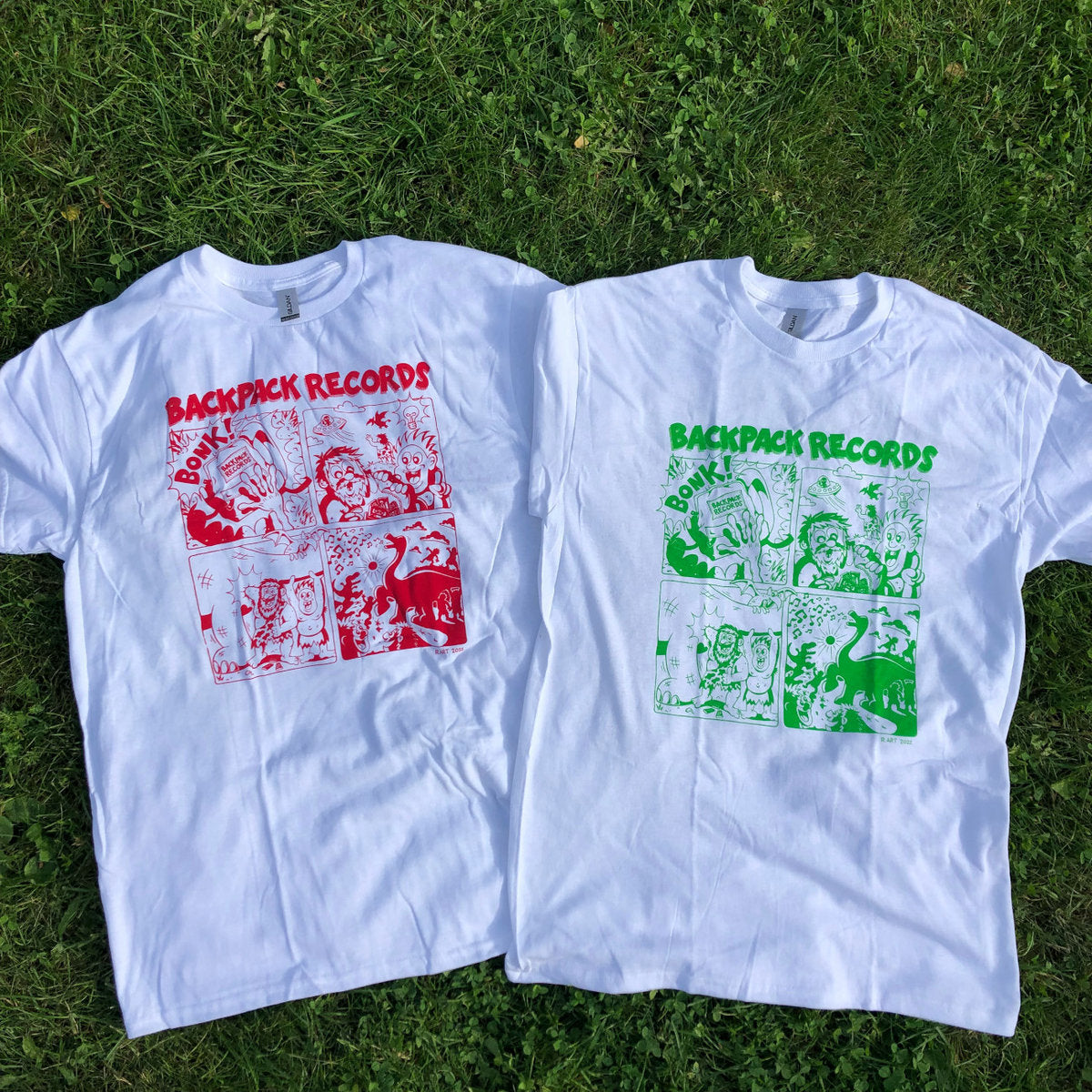 Backpack Records T-Shirt - How Music Came To Earth