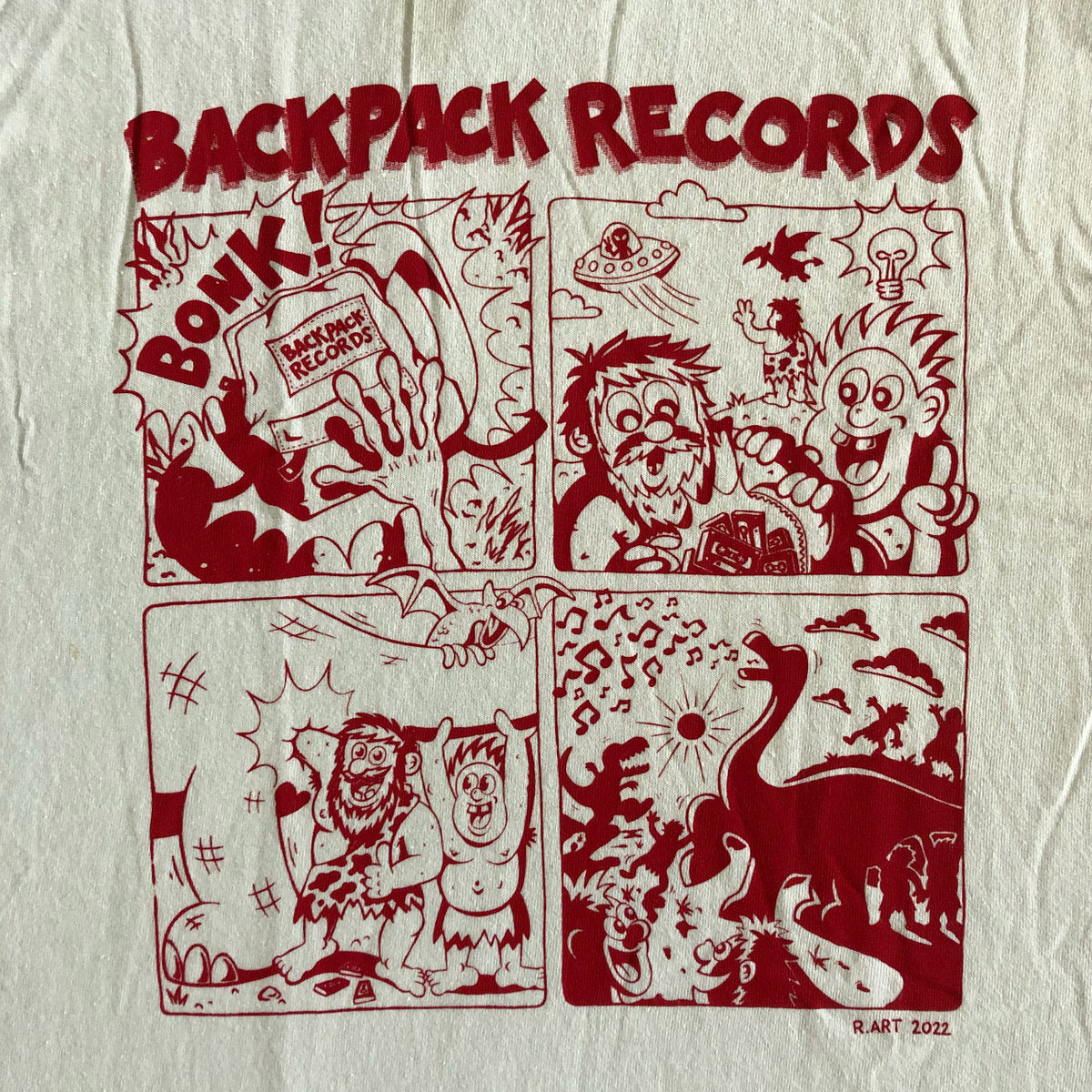 Backpack Records T-Shirt - How Music Came To Earth