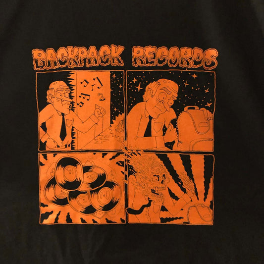 Backpack Records T-shirt - Face Blaster